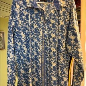 English Laundry Blue and White Dress Shirt